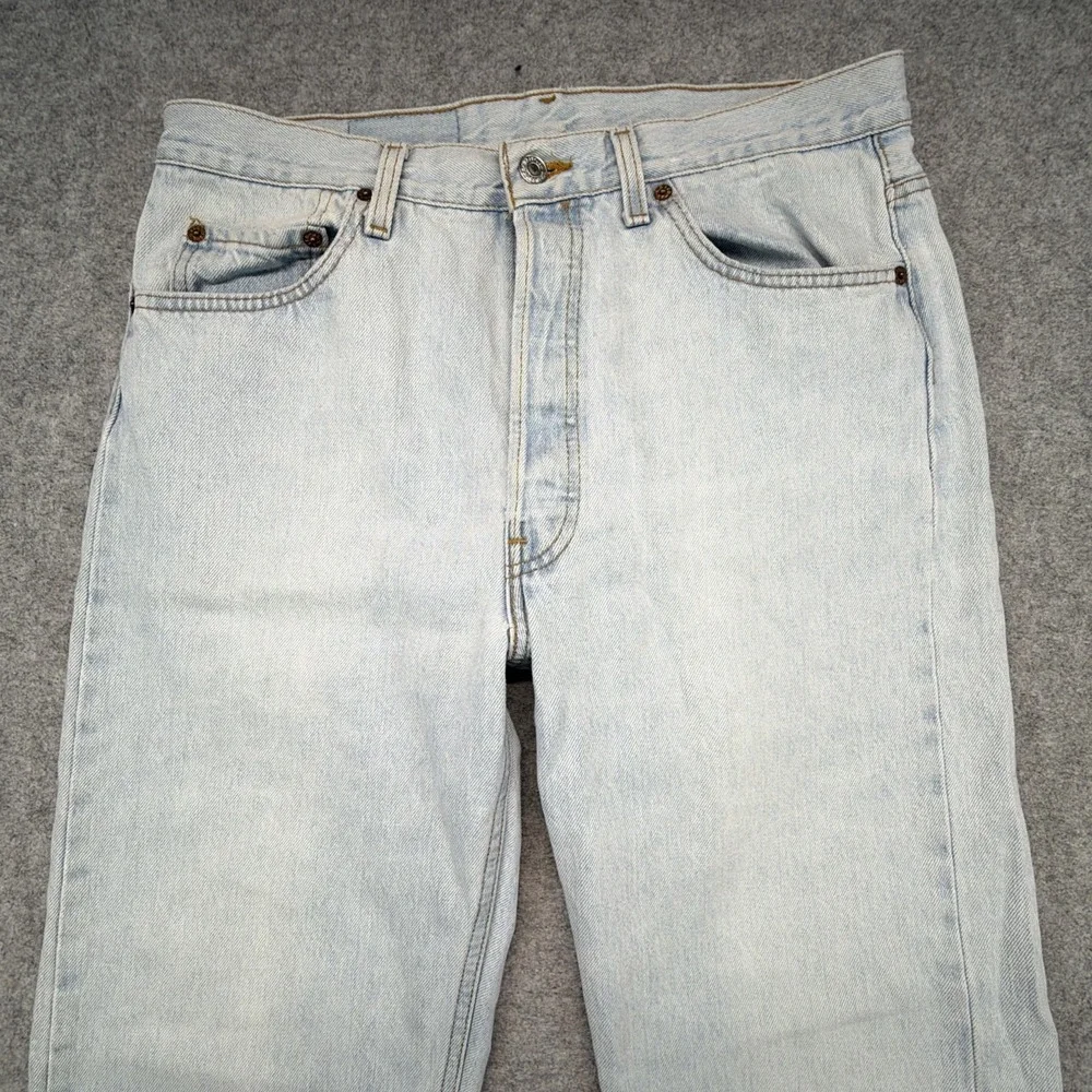 Vintage Levis 501 Made In USA Jeans Men's 34x34 (Fits 32x32) Denim 1992
